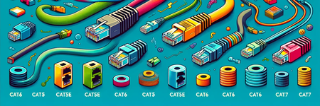 La Evolución de los Cables Ethernet: De Cat5e a Cat7