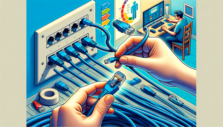 Guida all'Installazione della Rete con il Cavo Ethernet e i Connettori Rj45 di Mr. Tronic