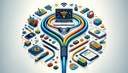 Choisir entre des câbles Ethernet plats et le Wi-Fi pour les apprenants de langues utilisant des ressources en ligne