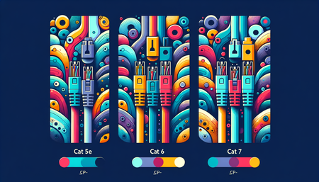 Infographic Comparison: Cat 5E vs. Cat 6 vs. Cat 7