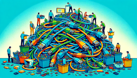 Eco-Friendly Networking: Recycling Patch Cables for Graphic Designers Handling Large Files