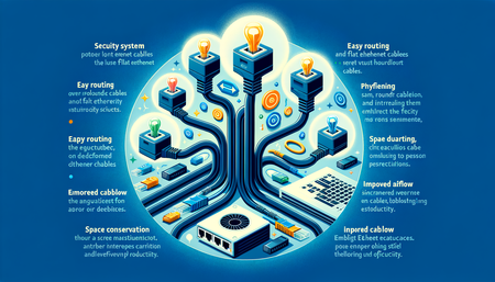Maximizando la Eficiencia de Instalación de Seguridad con Cables Ethernet Planos