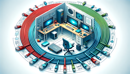 Eligiendo el Cable Ethernet a Granel Adecuado para tu Oficina en Casa: Cat5e vs. Cat6 vs. Cat7