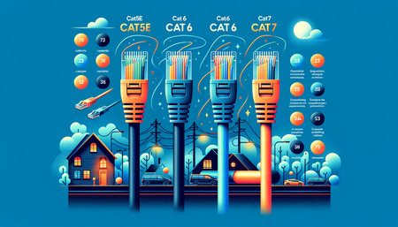 Outdoor Ethernet Cable Showdown: Cat5e vs Cat6 vs Cat7 Performance Review and Buyer's Guide